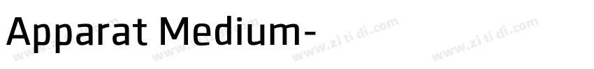 Apparat Medium字体转换